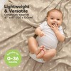 KeaBabies 4pk Muslin Swaddle Blankets for Baby Boys, Girls - Organic Baby Blankets, Swaddles for Newborns - 3 of 4