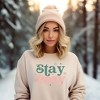 Simply Sage Market Women's Graphic Sweatshirt Stay Cozy Snowflake - 2 of 3