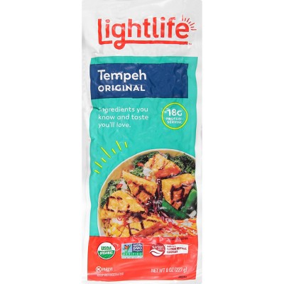 Lightlife Plant Based Vegan Original Organic Tempeh - 8oz