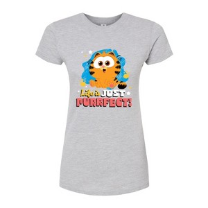 Women's - Garfield - Life Is Just Purrfect Fitted Graphic T-Shirt - 1 of 3