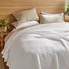 Bedsure | Waffle Weave 100% Cotton Solid Blanket For All Season, Breathable and Soft, Waffle Weave Blanket for Summer Spring, Bed Blanket, Best Gift - 2 of 4