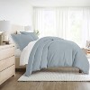 3 Piece Duvet Cover & Shams Set - Soft and Breathable, Double Brushed Microfiber, Wrinkle Free - Becky Cameron - 2 of 4