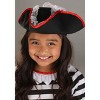 HalloweenCostumes.com S/M  Girl  Kid's Pirate Captain Costume Dress | Pirate Costumes, Black/Red/White - 2 of 4