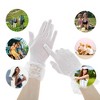 Unique Bargains Women's Rhinestone Lace Sunblock Mittens 1 Pair - 4 of 4