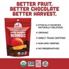 Mavuno Harvest Organic Dried Mango Dipped in Dark Chocolate Fruit Snacks, All Natural Vegan Treat, Bursting with Flavor - 1 LB Bag - 3 of 4