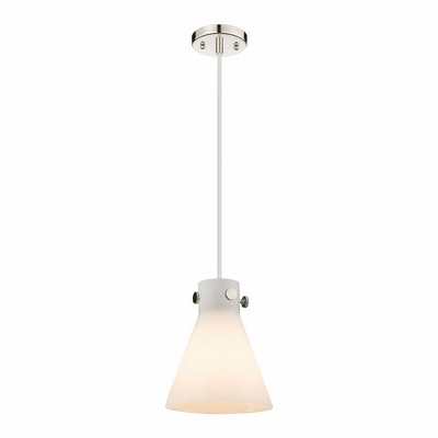 Newton Cone - 1 Light Pendant In Industrial Style-9.88 Inches Tall and 8 Inches Wide