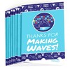 Big Dot of Happiness Making Waves - Swim Team - Swimming Party or Birthday Party Thank You Cards (8 count) - 2 of 4