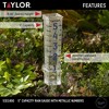 Taylor Plastic, Easy-To-Read Outdoor Rain Gauge, Clear, 5" Rain Capacity - 3 of 3
