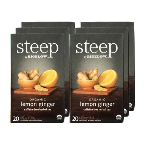 Organic Ginger Rooibos Non-Caffeinated Tea Herbal Tea - The Steeping Room