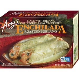 Amy's Gluten Free Frozen Roasted Poblano Enchilada - 9.1oz - 1 of 4