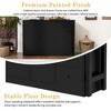 GDFStudio Caroline 89.7" Wooden Sideboard with Extendable Table and Storage - 4 of 4