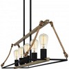 Quoizel Lighting Oak Park 5 - Light Chandelier in  Matte Black - 4 of 4