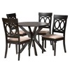Baxton Studio Jessie Modern Fabric Wood Dining Set - 2 of 4
