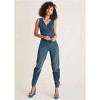 VENUS Womens Denim Utility Jumpsuit - 2 of 4