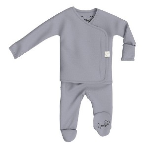 Bonsie Skin to Skin Babywear - Footie - Fog - 1 of 4