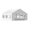 Aoodor 20 x 20 FT. Marquee Party Tent with Church Window Sidewalls ,Waterproof Pavillion Tent ,Outdoor Event Tent,Wedding Party Tent - 2 of 4