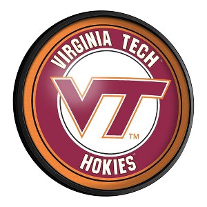 College Round Slimline Lighted Wall Sign - 1 of 1