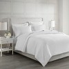 4 Pcs 100% Cotton 500 Thread Count Sheet Set, Solid Color Ultra Soft Bedding, Deep Pocket Flat/Fitted Sheet for All Seasons - 3 of 4