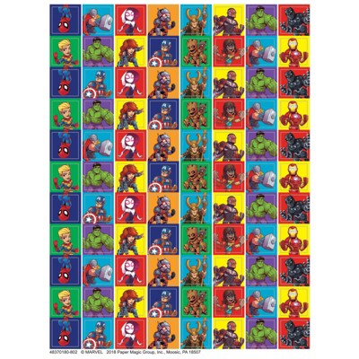 Eureka Marvel Super Hero Adventure Stickers - Mini (88-up) (Pack of 6)