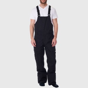 Alpine Swiss Men’s Insulated Snow Bib Overalls Waterproof Winter Ski & Snowboard Pants with enhanced technical features - 1 of 4