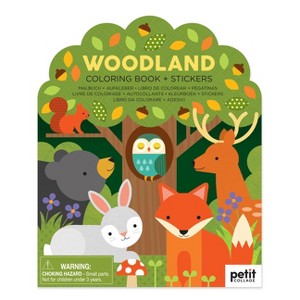 Woodland Coloring Book + Stickers - by  Petit Collage (Paperback) - 1 of 1