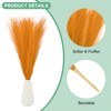 Unique Bargains Dried Plants Artificial Durable Small Fluffy Pampas Grass 7 Branches for Home, Office, Party 17.7 Inch - 2 of 4