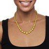 Ross-Simons Italian 6-14mm 18kt Gold Over Sterling Silver Graduated Bead Necklace - 2 of 4