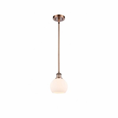 Athens - 1 Light Mini Pendant In Industrial Style-7.88 Inches Tall and 6 Inches Wide