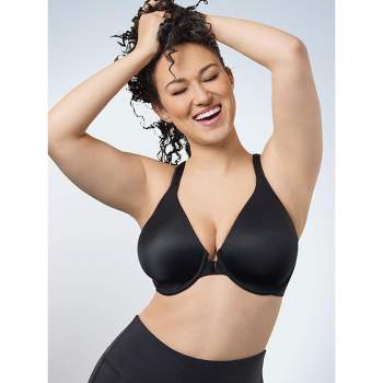 Leading Lady The Ava - Scalloped Lace Underwire Full Figure Bra In Black,  Size: 42a : Target