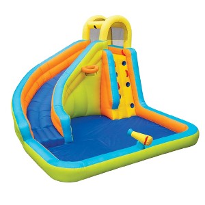 Banzai Kids Outdoor Backyard Inflatable Water Slide Splash Park - 1 of 4