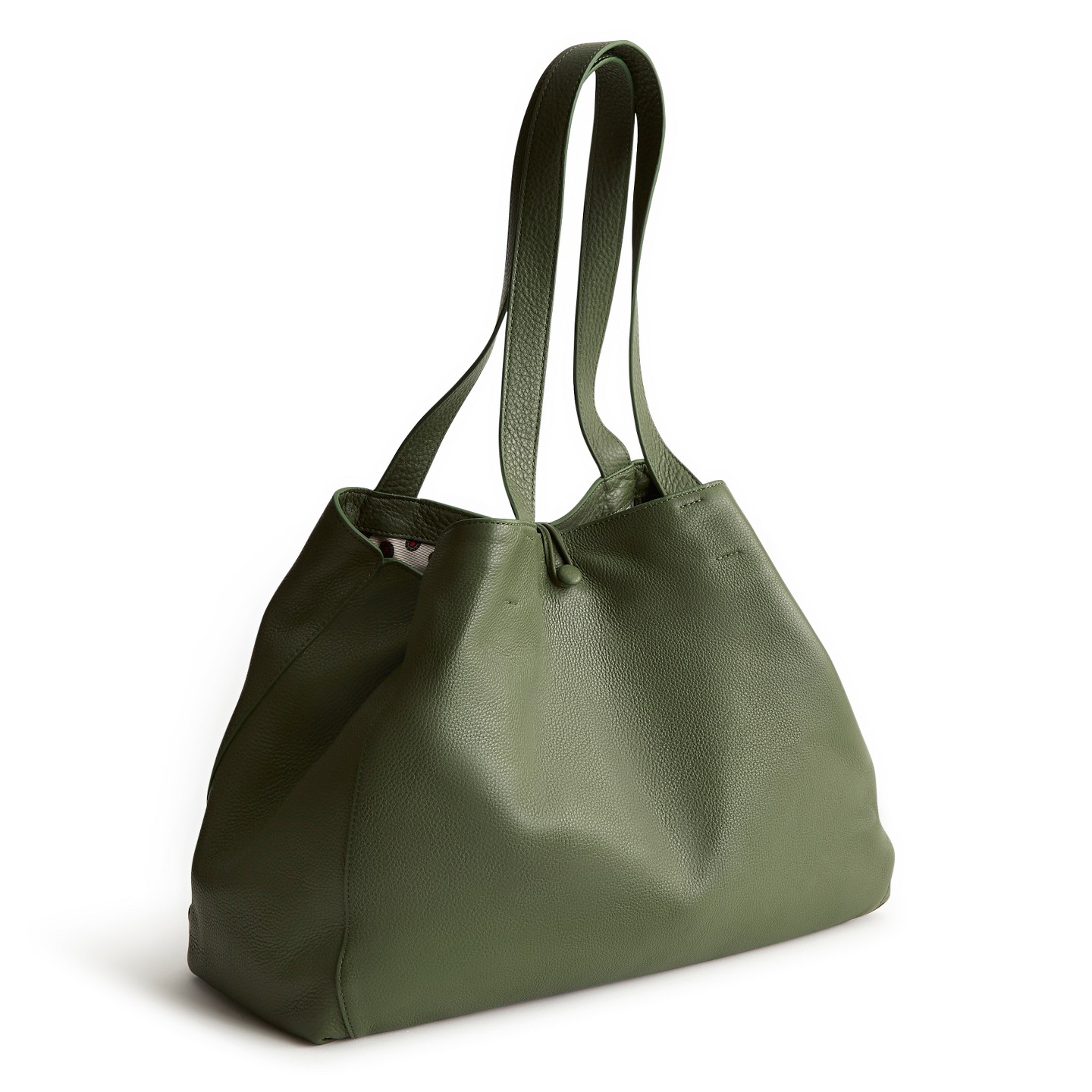 Женская сумка Vera Bradley Leather Hathaway Bronze Green, цвет: Зелёный — фото 2