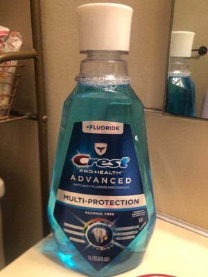 Crest Pro-health Advanced Mouthwash Alcohol Free Multi-protection Fresh ...