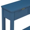 Kumasinova 60" Modern Console Table with Drawers,Entryway Table with Storage Bottom Shelf,Tall Sofa Table for Hallway&Foyer - 4 of 4