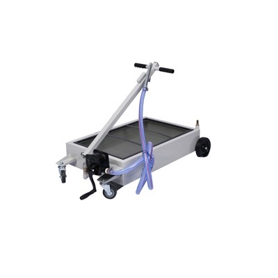 Portable Oil Drain Pan Low-Profile Oil Drain Tank with Pump Large Capacity Truck Oil Change Pan for Car SUV Trucks