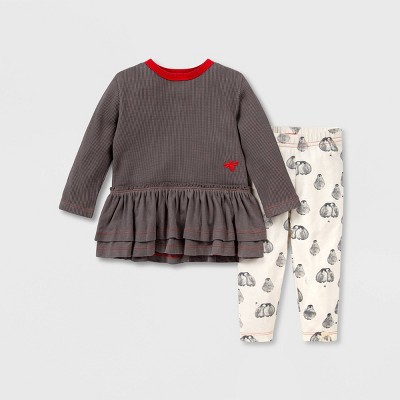 baby girl thermal leggings