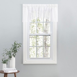 Shannon Sheer Linen Crescent Valance - 1 of 2