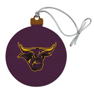 Mankato Primary Logo Wood Christmas Tree Holiday Ornament - 1 of 4