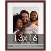 PosterPalooza | Brown Frame with White Photo Mat, UV Acrylic Front, Foam Board Backing, 60 Sizes Available - 2 of 4