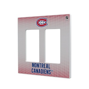 NHL Eastern Conference Teams Linen Hidden-Screw Light Switch Plate for Double Rocker - 1 of 4