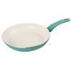 Gibson Home Plaza Cafe 2 Piece Aluminum Frying Pan Set with Soft Touch Handles in Mint - image 4 of 4