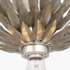 Crystorama Lighting Broche 1 - Light Flush Mount in  Antique Silver - 3 of 4
