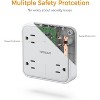 Multi Plug Outlet Extender, 4 Outlet Splitter 3 USB Wall Charging Ports (2 USB C), Wide Spaced Multiple Expander Surge Protector for Office, Home - 4 of 4