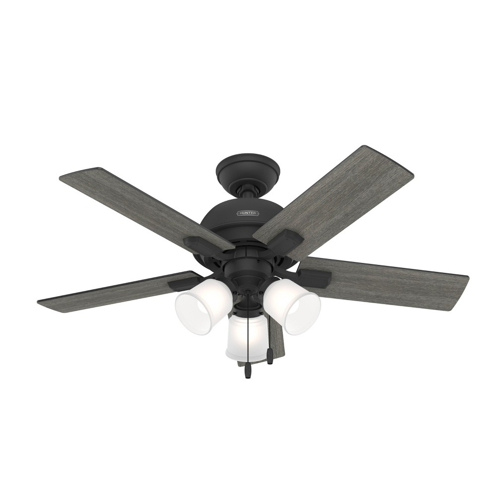 Photos - Air Conditioner 44" Crystal Peak Ceiling Fan with Light Kit and Pull Chain (Includes LED L
