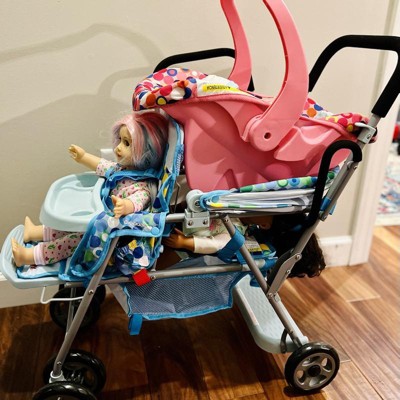 Baby doll double outlet stroller target