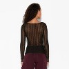 Women's Long Sleeve Boat Neck Henley Shirt - Wild Fable™ - 3 of 4