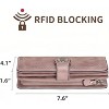 Wikineon Women's Leather Credit Card Holder Wristlet - RFID Blocking Technology for Identity Protection, Large Capacity Design Holds Cards - 4 of 4