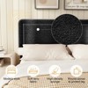 Dyonery Boucle Bed Frame with Adjustable Headboard, Soft Cloud Platform Bed with Teddy Fabric, Rounded Corners & Noise-Free Design - 3 of 4