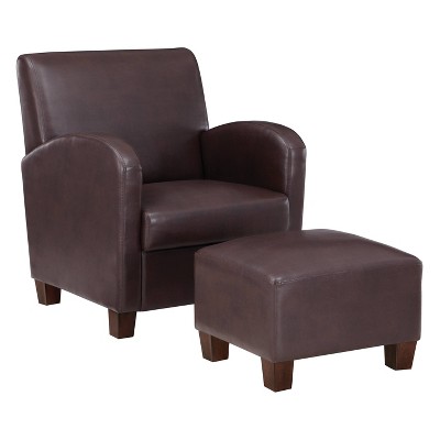 Aiden Chair and Ottoman - OSP Home Furnishings