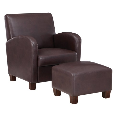 Target armchair and online ottoman