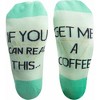 Pavilion Gift Company - Coffee - Ladies Cotton Blend Sock - Socks - 3 of 4
